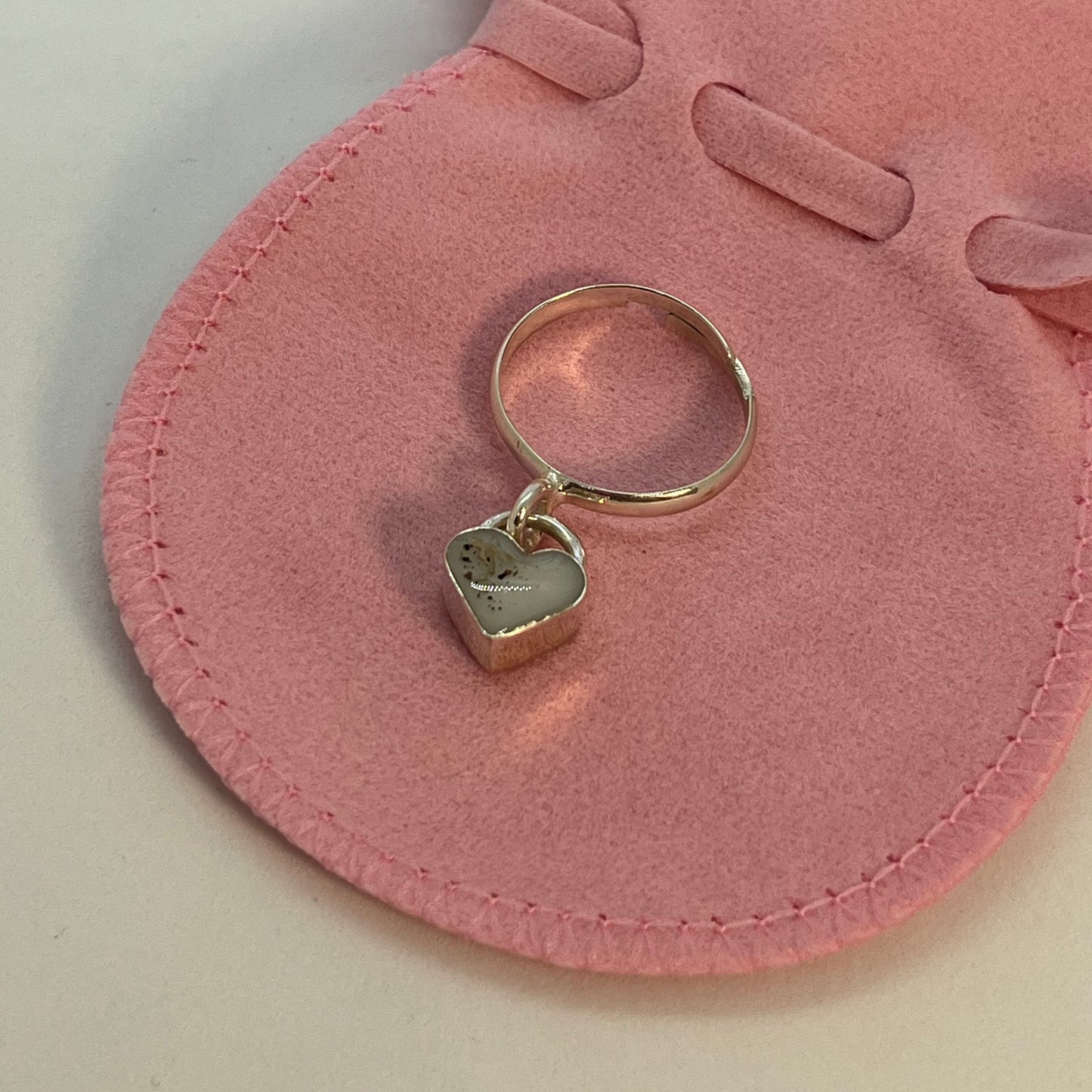 Anillo Corazón Colgante