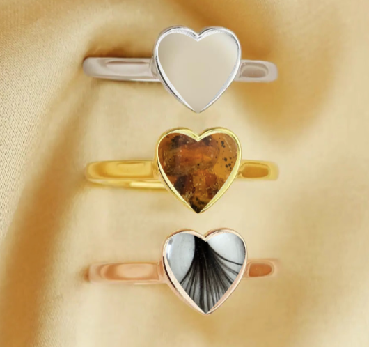 Anillo Corazón Plano