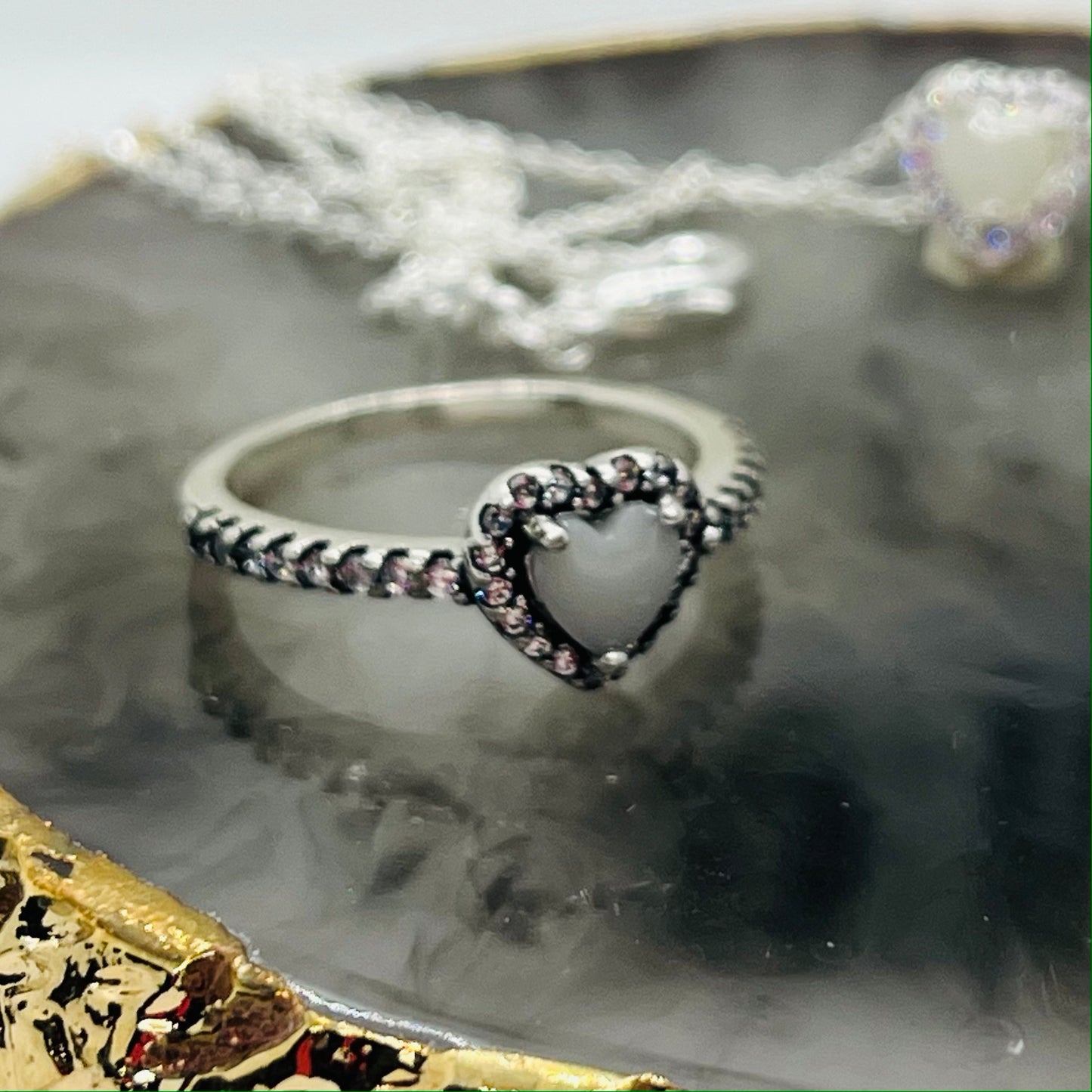 Anillo Corazón Zirconias
