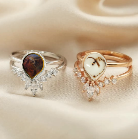 Anillo Gota y Corona