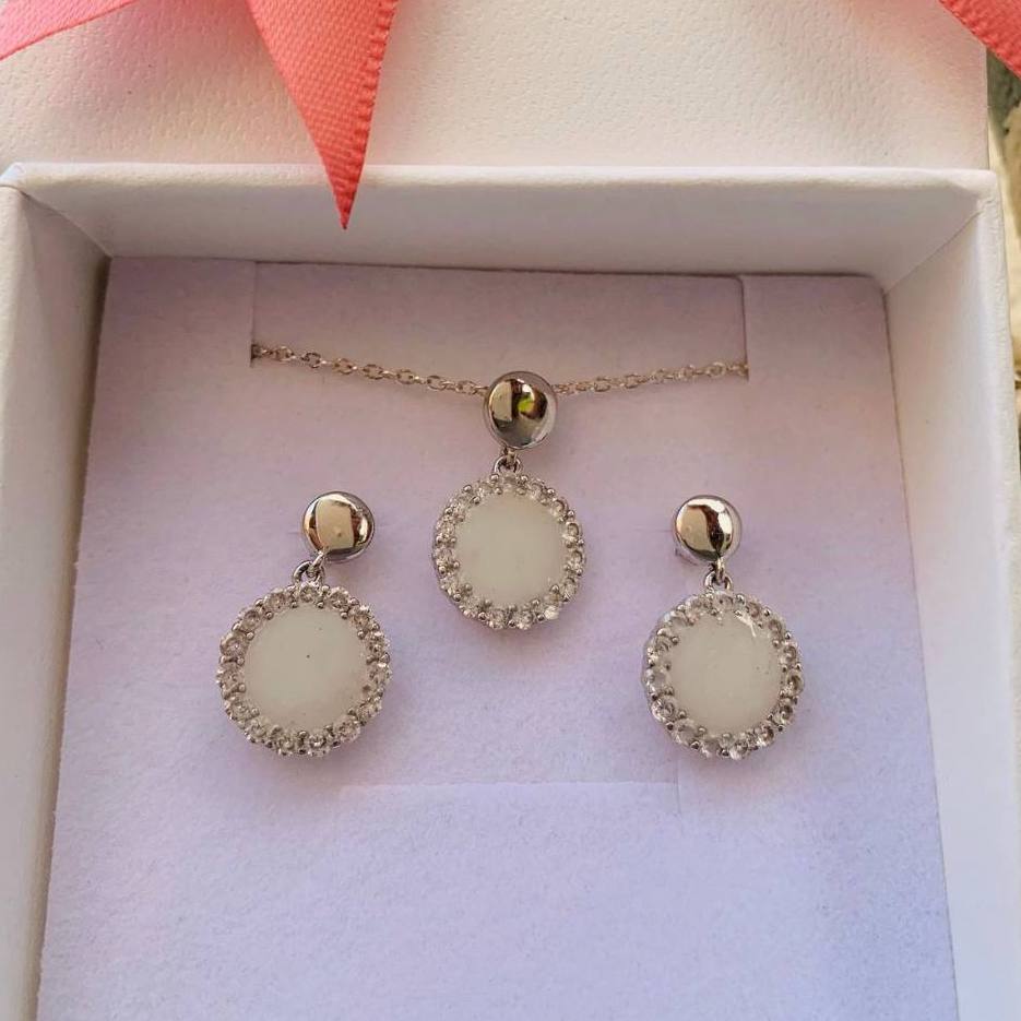 Conjunto Flores de Zirconias