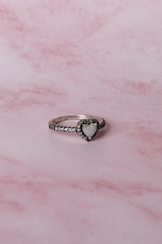 Anillo Corazón Zirconias